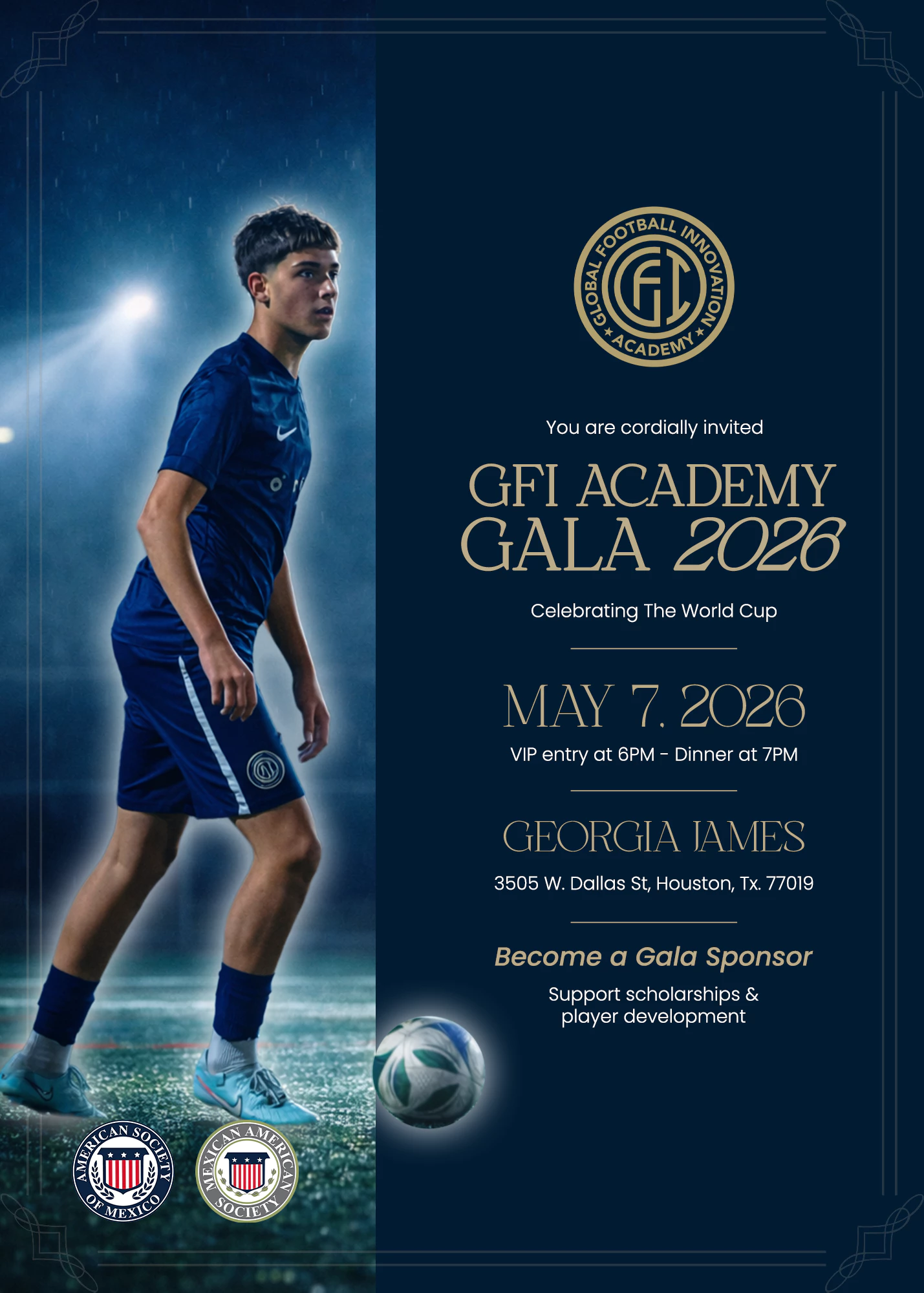 GFI Academy Gala 2026 — Celebrating The World Cup